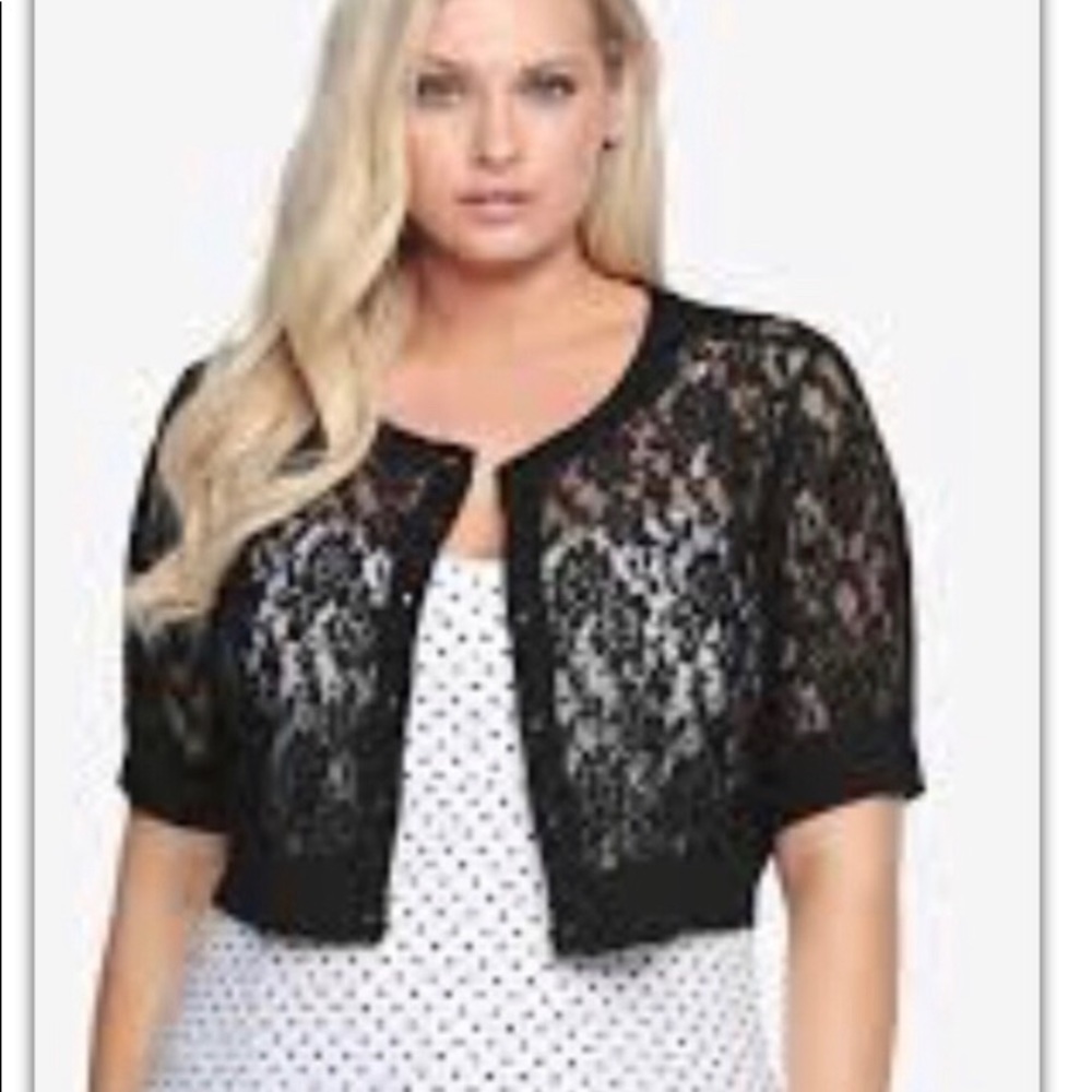 Torrid 💯% Cotton Crop Sweater